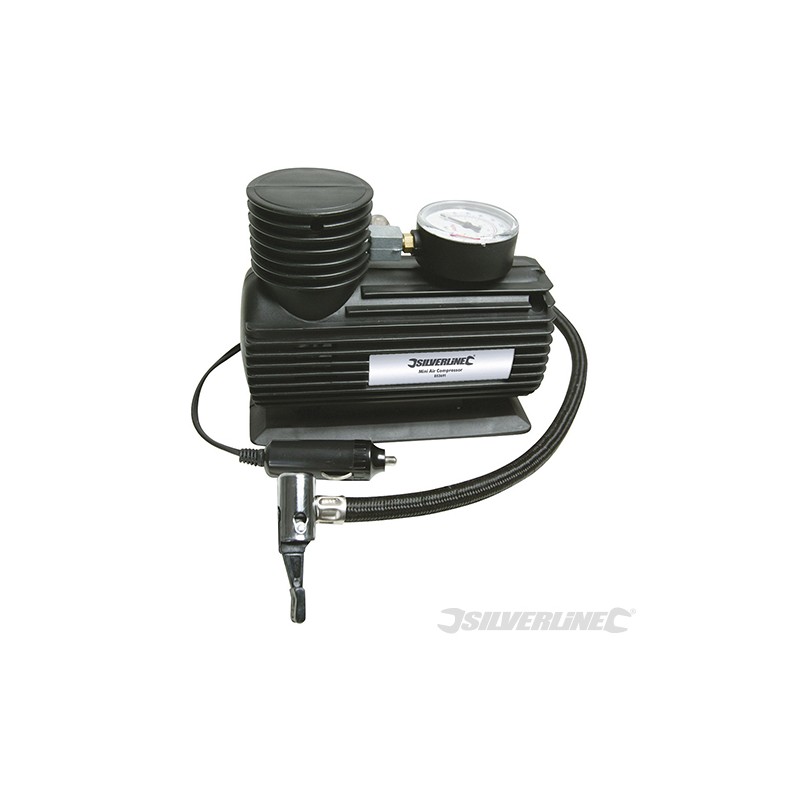 Accessori Auto - Silverline 425689 - Mini compressore ad aria 12 V CC